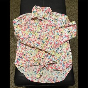 Girl’s Place long sleeve floral shirt